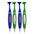Magnetic Ballpoint Pen with Thermometer